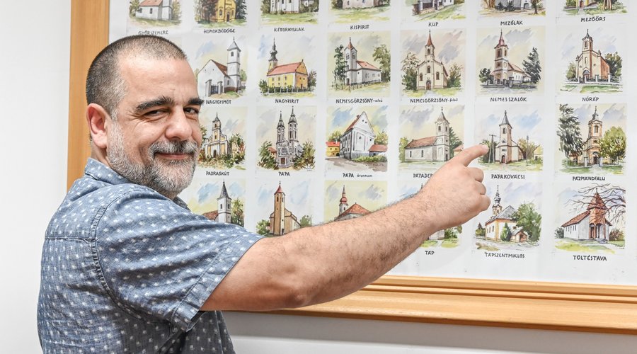 Márkus Mihály esperes pápa Bazánth Ivola