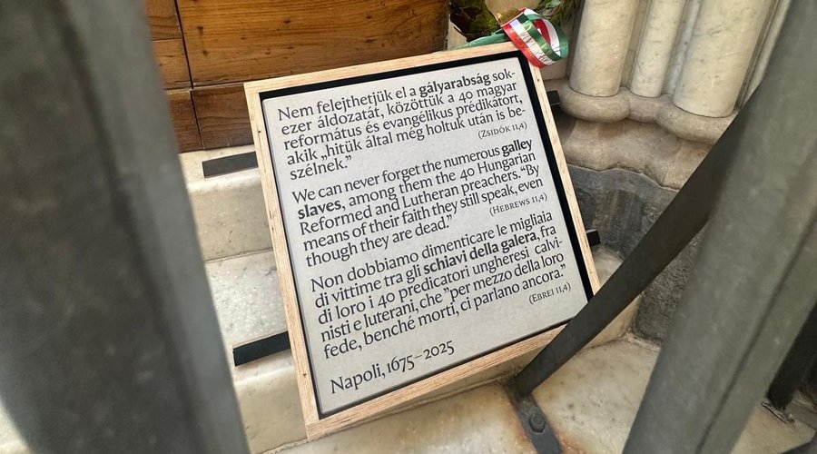 Nápoly gályarabzarándoklat 2025 f.: Fabiny Márton