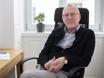 Bor Imre dunamelléki főjegyző, a presbiteri szövetség elnöke - 2023. április 18 - Fotó: Hurta Hajnalka