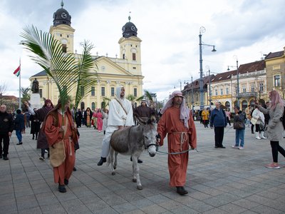 2023 virágvasárnap Debrecenben - Fotó: Miskolczi János