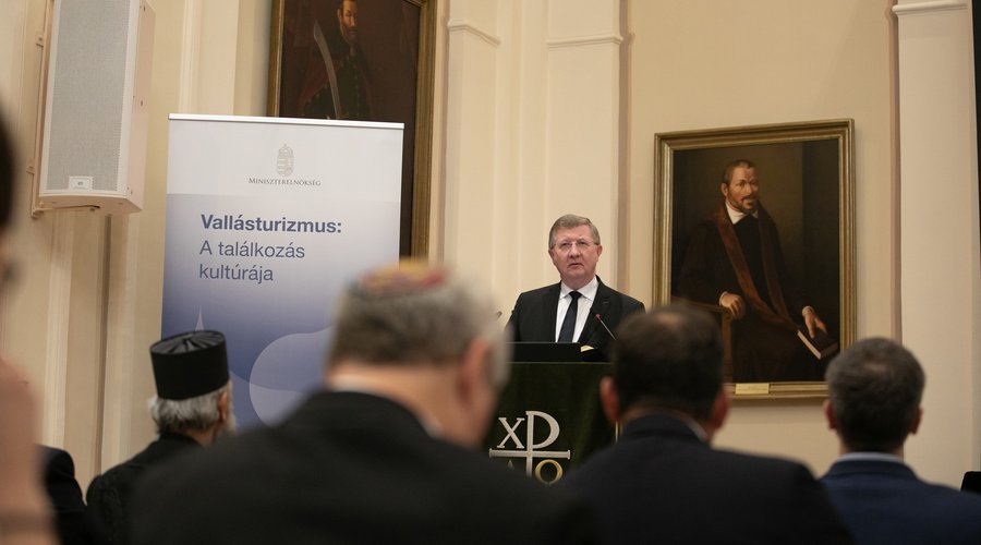 Fekete Károly II. Nemzeti Vallásturizmus Fórum 2023 november 27-28. Debrecen Fotó: TTRE / Miskolczi János