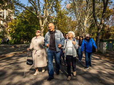 Fehér bot napja 2022 vakmisszió - Fotó: Hirling Bálint