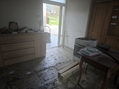 Rakamaz, tűzeset 2025 nagycsütörtök - Fotó: Facebook /Rakamazi Református Gyülekezet