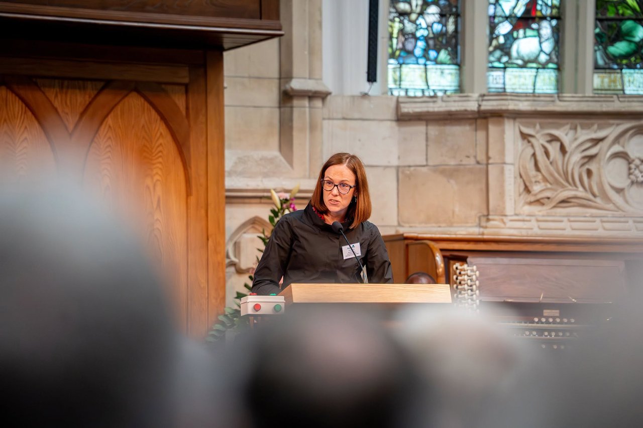 Berecz Júlia az ír presbiteriánusok zsinatán 2026 - Forrás: Facebook/Presbyterian Church in Ireland