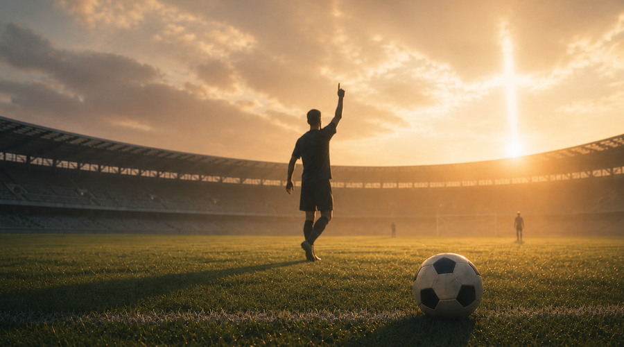 Hitvallás és futball. 2026. Forrás: ChatGPT