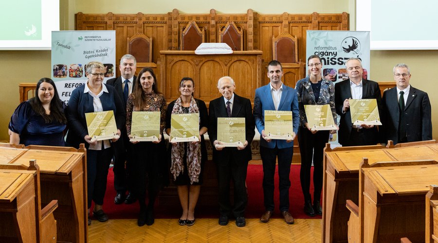 Cigánymissziós szakmai nap 2023, díjazottak (f.Váradi Levente)