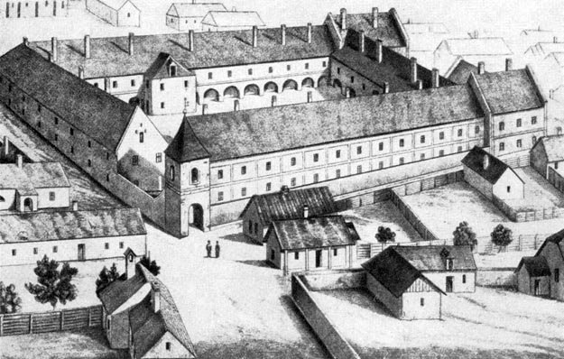 A Debreceni Református Kollégium a 18. században - Fotó: Wikipedia