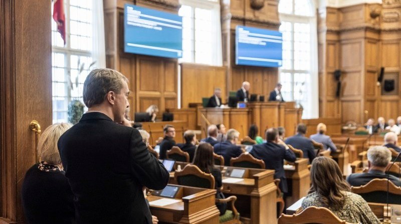 Dán parlament. Fotó: Facebook/Folketinget/Olafur Gestsson