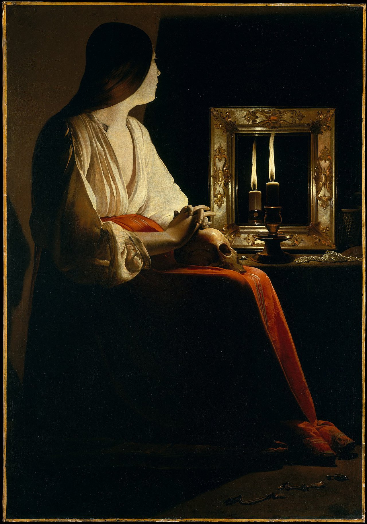 A bűnbánó Magdolna – Georges de La Tour festménye, 17. század