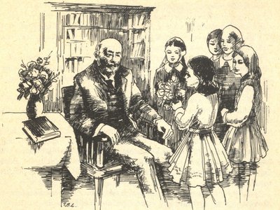 Kiss Ferenc cikkhez, az árvák köszöntése (fReformátusok Lapja archívum)