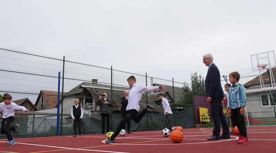 Glória Ifjúsági és Missziós Központ sportpálya átadása 2025. szeptember 25. Fotó: Bodnár Diána