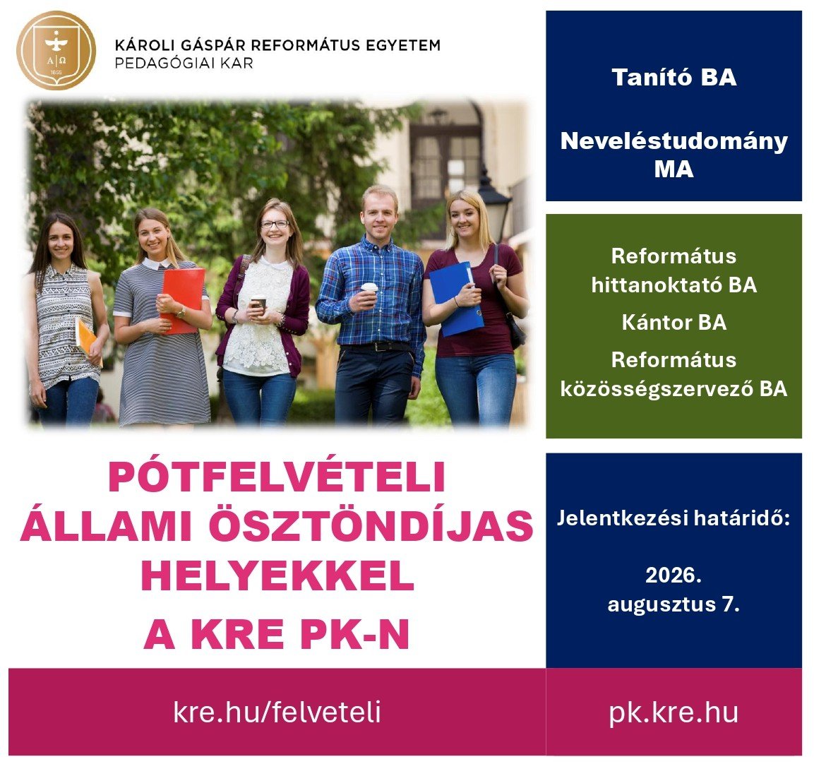 Károli pótfelvételi 2026 PK_NK_pótfelvételi_2026