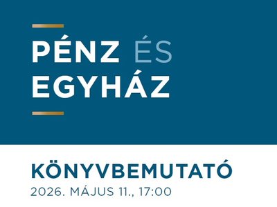 Pénz és egyház könyvbemutató megosztási kép 2026