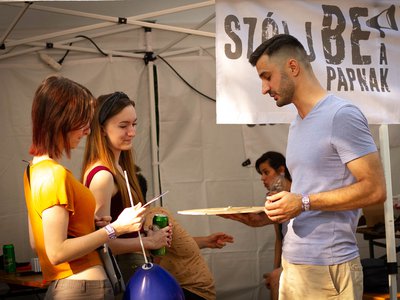 Szólj be a papnak - Campus Fesztibál 2021 Péter-Szarka László - Fotó: Szabó Anita