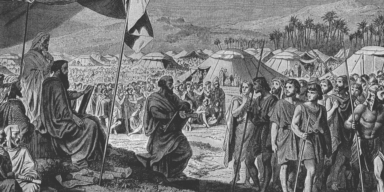 Philippoteaux - Az izraeliták megszámlálása.  Forrás: wikimedia commons