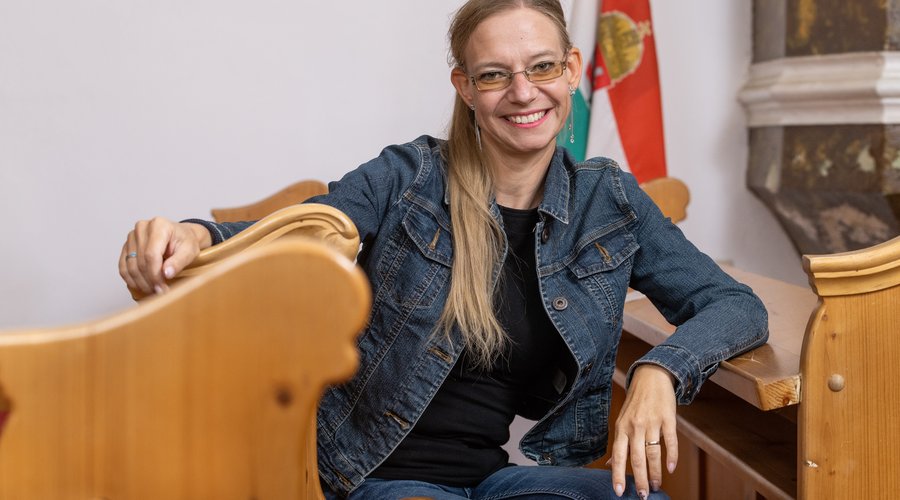 Sallayné Sziki Judit, bodajki református lelkész 2023. (f.Kiss László)