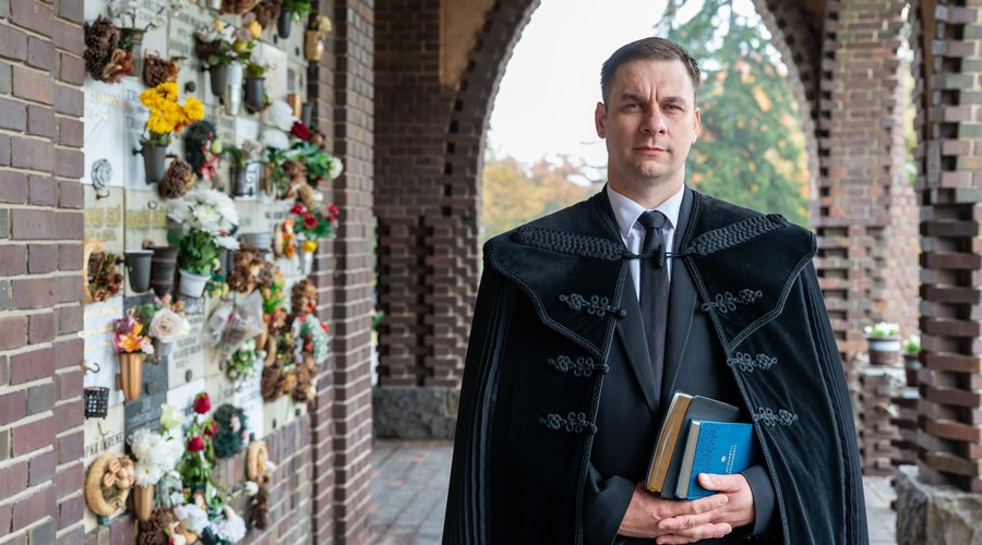 Dancsó Zoltán lelkész, Debrecen-Nagytemplom 2022. ősz - Fotó: Zelenka Attila