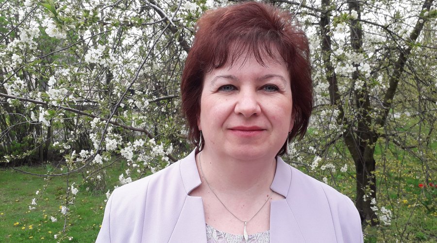 Kittlingerné Tóth Márta kórházlelkész. Békés Megyei Központi Kórház Pándy Kálmán Tagkórház. 2019 . Fotó: reformatus.hu