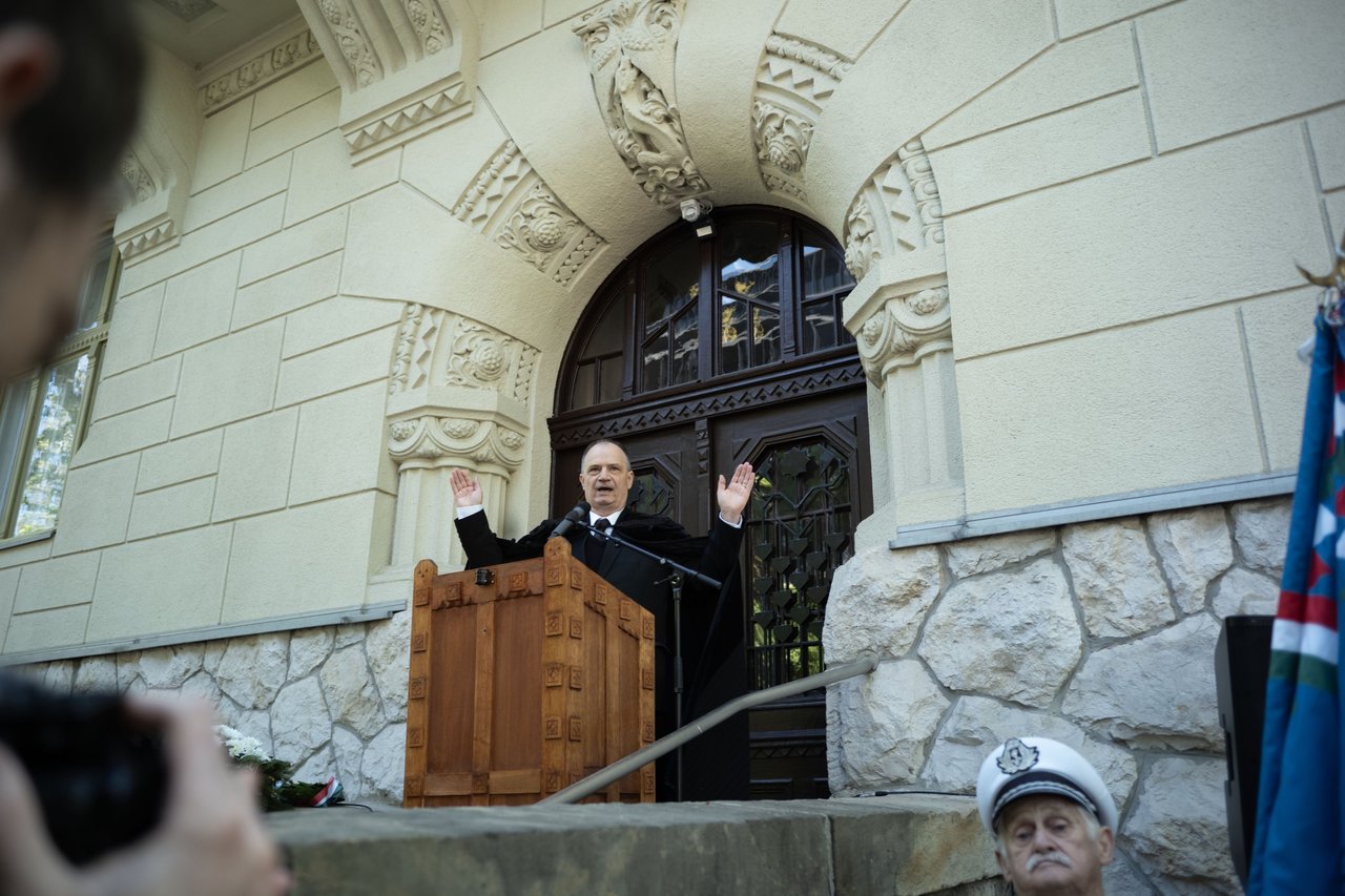 Hegedűs Loránt püpspök szobrának avatása 2025. április25 - Fotó: Todoroff Lázár