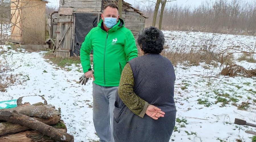 téli gondoskodás, idősek Felzárkózó Települések program - Fotó: MRSZ