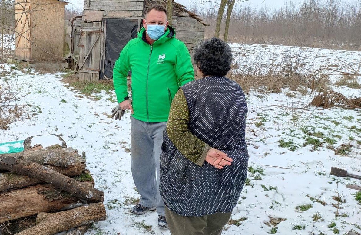 téli gondoskodás, idősek Felzárkózó Települések program - Fotó: MRSZ