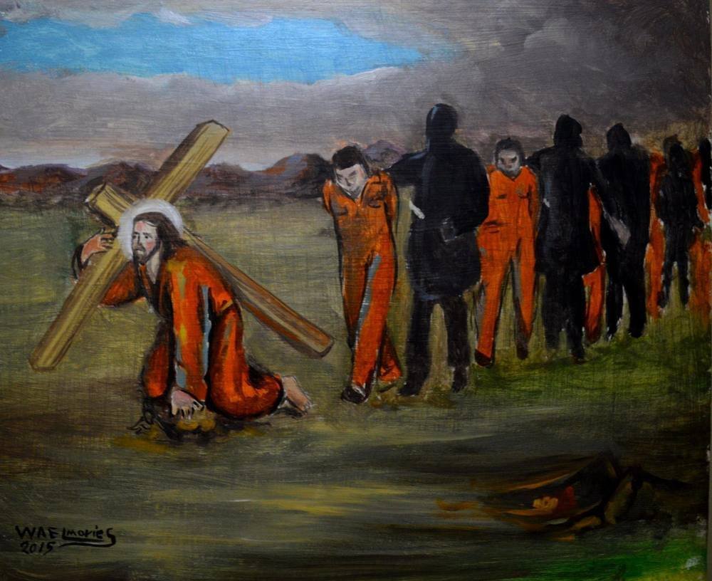 kopt mártírok Líbiában - forrás - Facebook - International Christian Concern