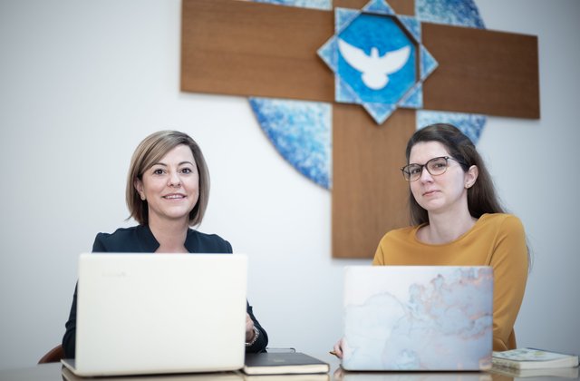 egyházstratégiai munkacsoport Győri-Daniné Tóth Anett és Varga Emese – f.: Todoroff Lázár