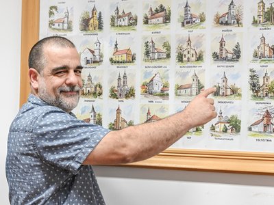 Márkus Mihály esperes pápa Bazánth Ivola