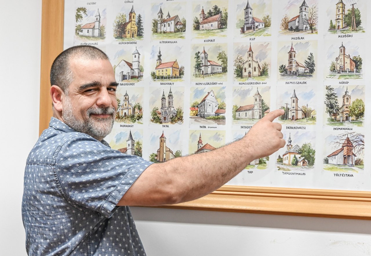 Márkus Mihály esperes pápa Bazánth Ivola