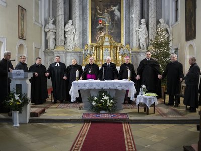 Balog Zoltán Vácon hirdet igét 2024. január 21. Ökumenikus imahét 2024. Fotó: Todoroff Lázár