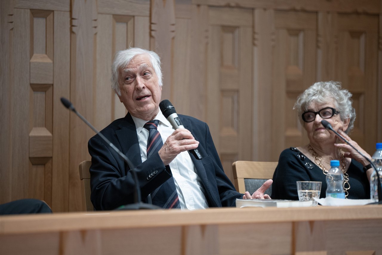 Mikesi Károly és Kovács Sebestyén Vera. KRE Dies Natalis 56-os megemlékezés 2026 - Fotó:Magyaródi Milán