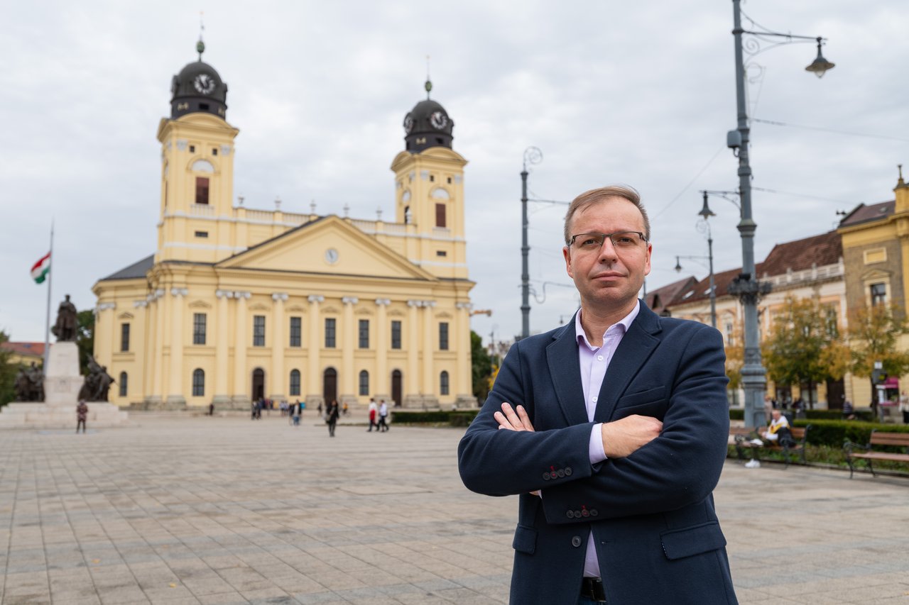 Oláh István, a debreceni nagytemplom elnök-lelkésze Fotó: Zelenka Attila