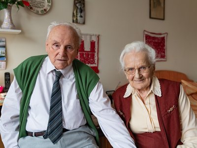 Bojtor István és Uzonka néni Foto Zelenka