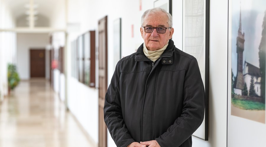 Ozsváth Sándor művelődéstörténész. Fotó: Zelenka Attila