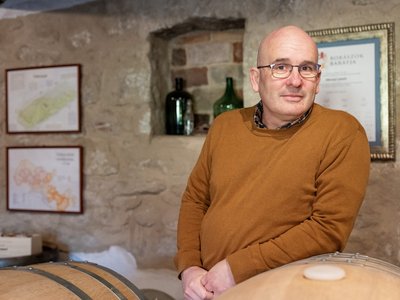 Alkonyi László interjú - BORUM előzetes 2024. február 15. Tállya Fotó: Zelenka Attila