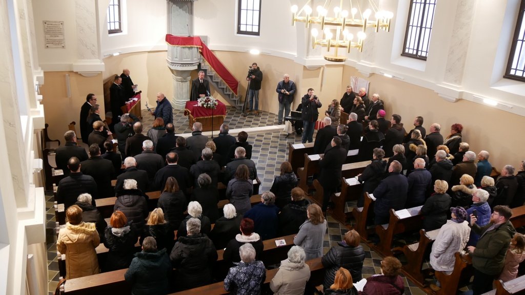 Felújított nagypiszanicai református templom hálaadó istentisztelet - 2025. december 13. - Fotó: refdunantul.hu
