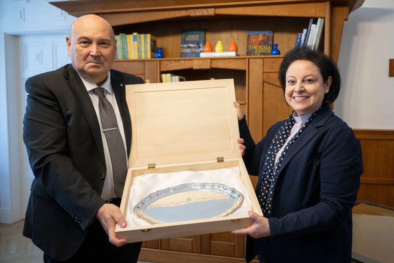 Najla Kassab és Steinbach József  fotó: Sebestyén László