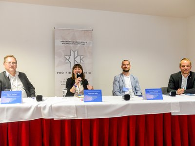Reformátusok Szárszói Konferenciája 2021 - Trianon 101 - avagy az együttélés és túlélés lehetőségei: Sipos József, Gyurcsis Júlia, Tussay Szilárd, moderál: Zila Gábor - Fotó: Bazánth Ivola