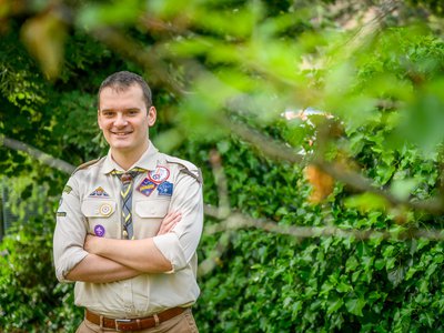 Csortán-Szilágyi György cserkészszövetség elnök 2022 június Fotó:Sebestyén László
