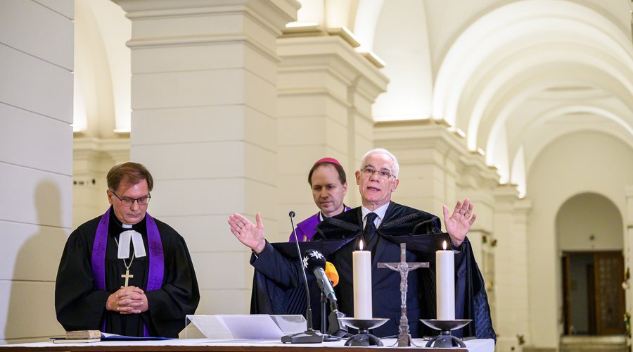 Ökumenikus Imádság a járvány áldozataiért , 2021. november 28. - Fotó: Sebestyén László