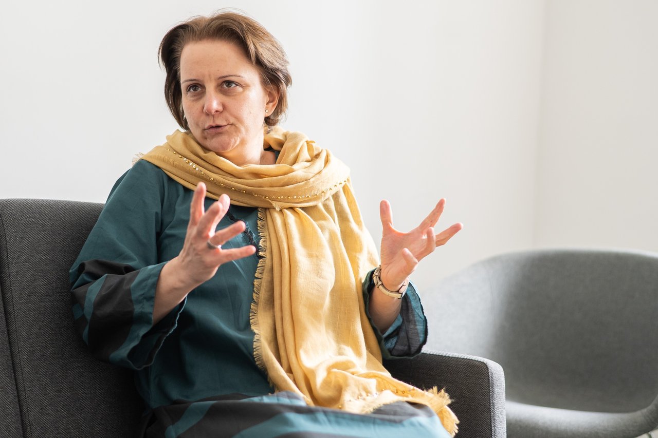 Mikola Borbála, a Missziói Szolgálat missziói igazgatója, pakisztáni útja után, 2026. március - Fotó: Sebestyén László