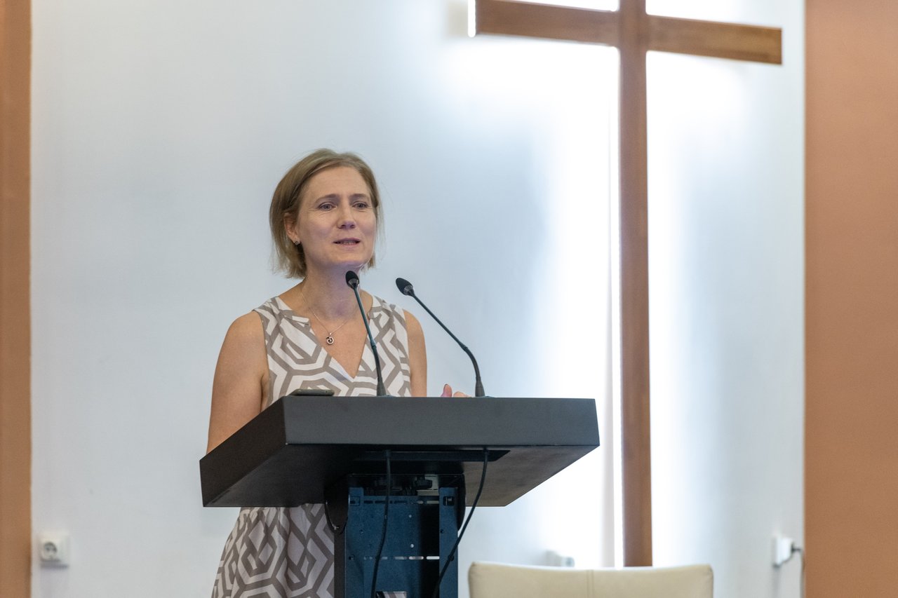 Dringó-Horváth Ida, a Károlin az IKT Kutatóközpont vezetője. Reformátusok Szárszói Konferenciája. 2026. 3 nap (szombat) - Fotó: Kiss László
