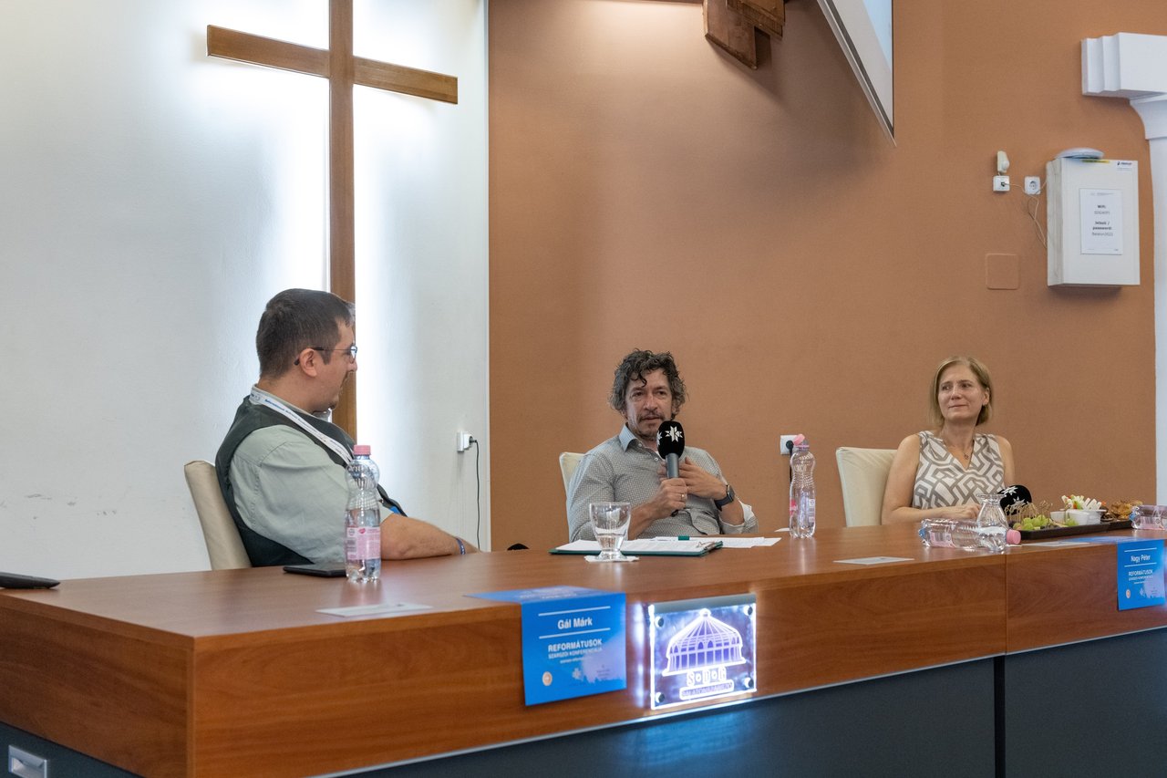 Gál Márk, Nagy Péter, Dringó-Horváth Ida. Reformátusok Szárszói Konferenciája. 2026. 3 nap (szombat) - Fotó: Kiss László
