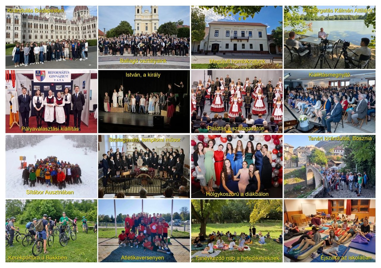 tatai refi, felmérés 2026 közösségi proramok montázs (f.Tatai református Gimnázium)
