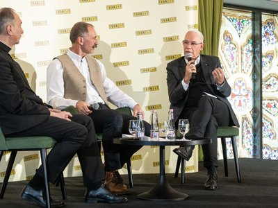 Tranzit Balog Zoltán és Udvardy György kerekasztal-beszélgetése 2023 december 2. Fotó: Kiss László